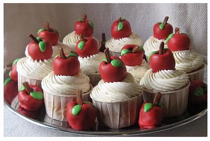 Easy Apple Cupcake Ideas